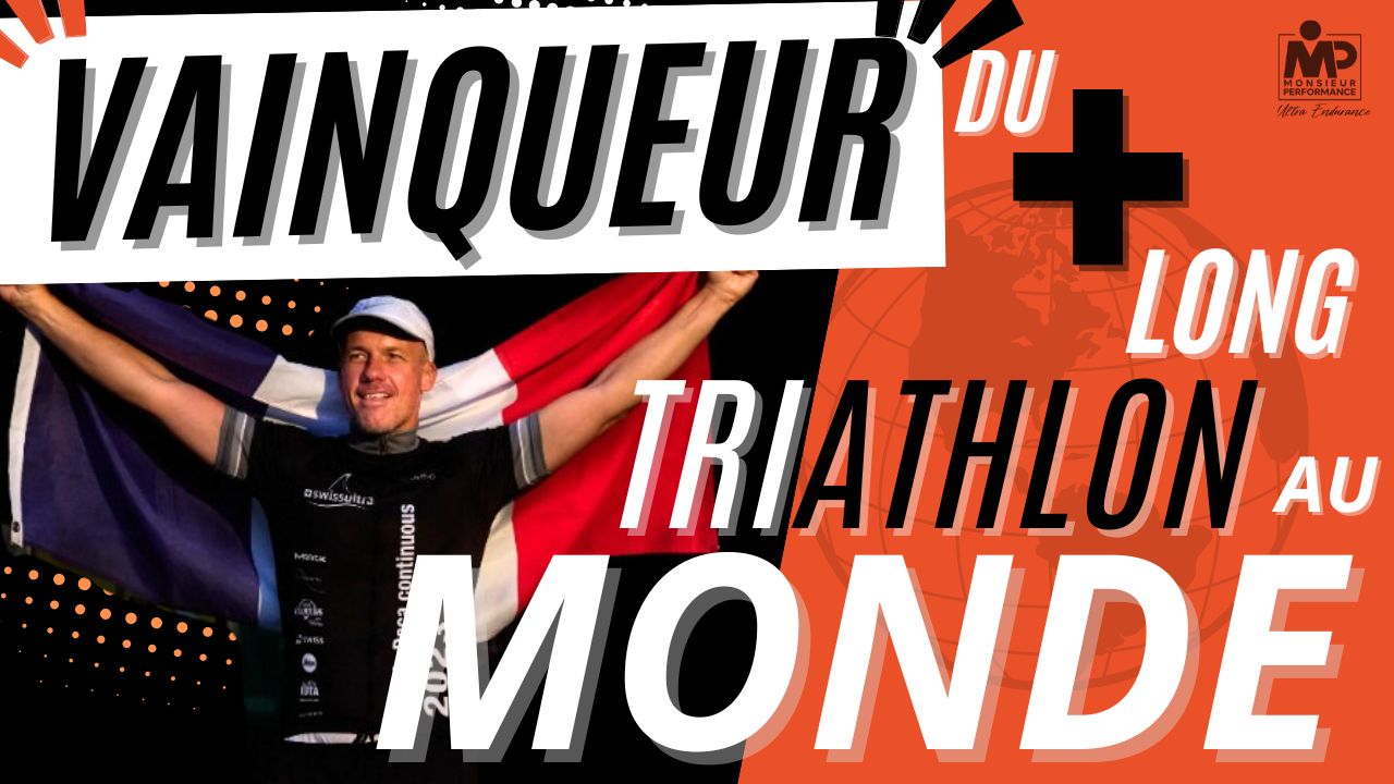 Vainqueur du x20 IRONMAN <br> 76km de nage, 3600 km de vélo et 844 km de course à pied